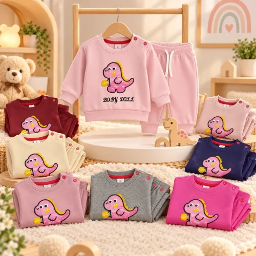 Pink Dinosaur Babywear Nursery Display