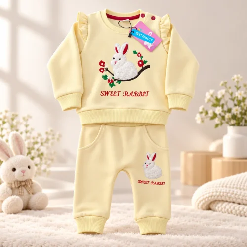 Sweet Rabbit Baby Tracksuit Set