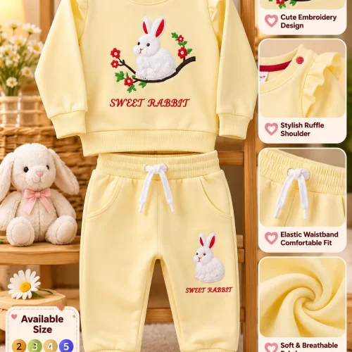 Sweet Rabbit Pastel Kidswear Set